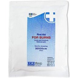AKLA Brännskadekompress For burns 30x30cm