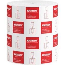 KATRIN Torkrulle M 1-lagers, 205 mm, utan hylsa naturvit