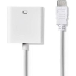NEDIS Adapter HDMI-VGA/3,5mm 0,2m Vit