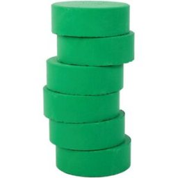 PLAYBOX Färgpuckar 57mm, mörkgrön 6/fp