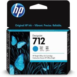 HP Bläckpatron 3ED67A 712 Cyan