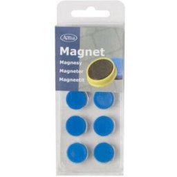 NO BRAND Magnetknappar 16mm blå 10/fp