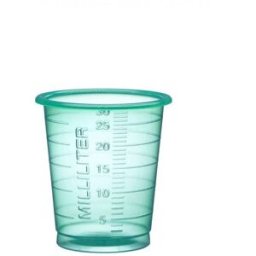 NO BRAND Medicinbägare Eco 30ml smal grön 90/fp