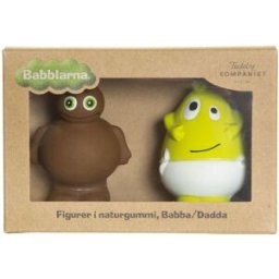 NO BRAND Babblarna Babba, Dadda naturgummi 2/fp
