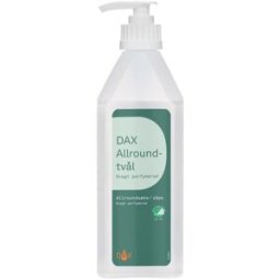 DAX Flytande krämtvål, allround, parfymerad, pumpflaska, 600ml