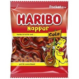 HARIBO Godis Nappar Cola 80g