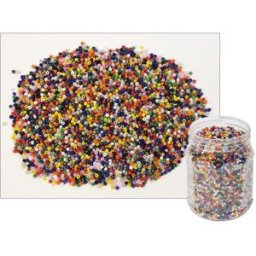 PLAYBOX Glaspärlor 500g