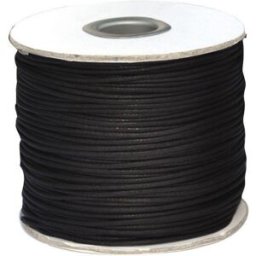 PLAYBOX Snöre konstläder svart 100 m