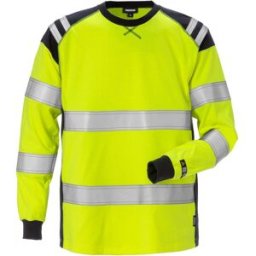 FRISTADS T-Shirt Flam Kl 3 Gul/Marin L