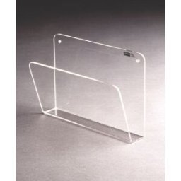 NO BRAND Bokhållare, monterbar, akrylplast, A4, 200 x 300 x 90 mm, genomskinlig