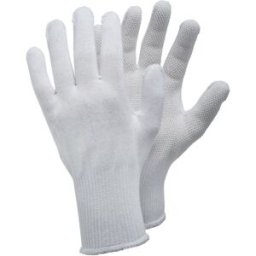 TEGERA Textilhandske 921 noppor vit 6