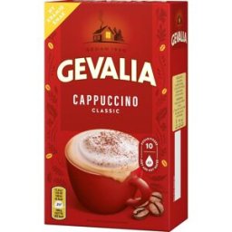GEVALIA Kaffe Cappuccino Original 10/fp