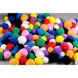 NO BRAND Pom Pombollar med hål 100/fp
