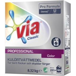 Via Tvättmedel Pro Formula Color 8,32kg