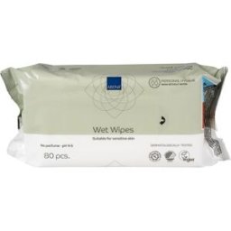 ABENA Våtservetter, klisterlock, dermatologiskt testade, oparfymerade, 180 x 200 mm 80/fp
