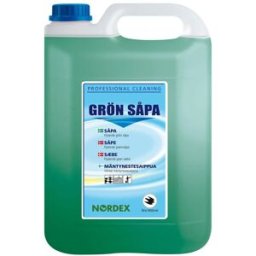 NORDEX Allrengöring Grönsåpa, luktfri, grön, 5l