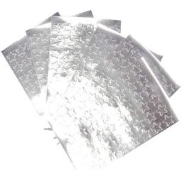 PLAYBOX Stickers stjärnor silver 13mm 288/fp