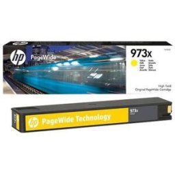 HP PageWide 973X bläckpatron, gul, singelförpackning, hög kapacitet
