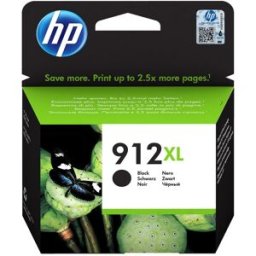 HP 912XL bläckpatron, svart, hög kapacitet, 21,7 ml