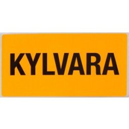 NO BRAND Varningsetikett KYLVARA 500/rl