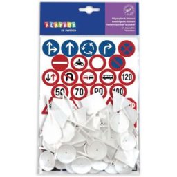 PLAYBOX Vägskyltar och stickers 100/fp