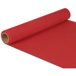 PAPSTAR Bordslöpare 0,4x5 m röd