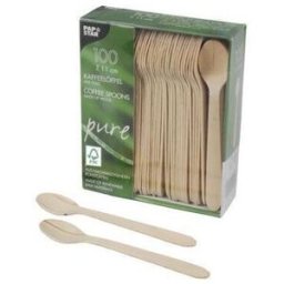 PAPSTAR Bestick kaffesked FSC 11cm 100/fp
