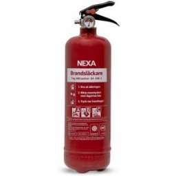 Nexa Brandsläckare 1kg pulver röd
