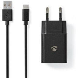 NEDIS Laddare Vägg 2.4 A USB-C 1m S