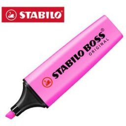STABILO Överstrykningspenna BOSS Original rosa snedskuren spets 2+5mm