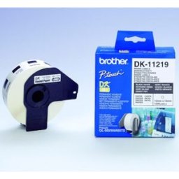 Etikett Brother QL 1200/fp DK-11219 12x12mm