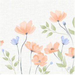 Servett Bunny Bloom 40x40 60st 6frp