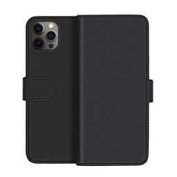 RV iPhone 12 Pro Max Plånboksfodral med Magnet och Avtagbart skal - Svart
