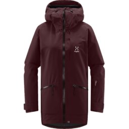 Haglöfs Women's Lumi Insulated Parka Burgundy Brown XS