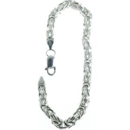 Muut Armband kungslänk 925 Sterling Silver 4mm R168/19