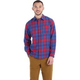 Marmot Men's Fairfax Novelty Light Weight Flannel Team Red S