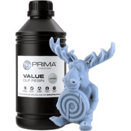 PrimaCreator Value UV / DLP Resin - 1 kg - Light Grey