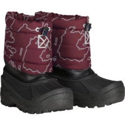 Didriksons Kids' Lumi Boots Grundsund Reflective Wine 25