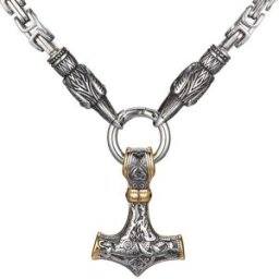 Varia Design Munin halsband silver-guld