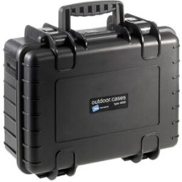 B&W Outdoor Case typ 4000 svart med skuminteriör