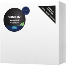 DUNI Servett Dunilin 40x40cm vit 45/fp