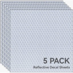 Bambu Lab Light Gray Reflective Decal Sheet