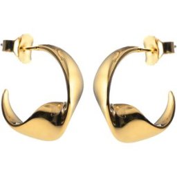 Lumoava Studio Mood förgylld örhänge (ring) SWINGING IT LS64250110000