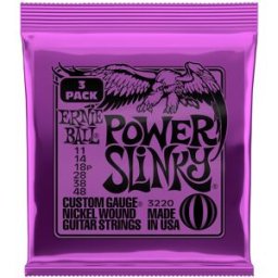 Ernie Ball 3220 Power Slinky 011-048 3-pack