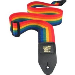 Ernie Ball 4044 Axelband i Nylon - Regnbågsfärgat