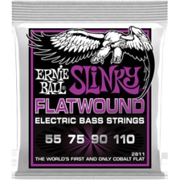 Ernie Ball 2811 Bass Flatwound Power Slinky 055-110