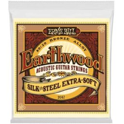 Ernie Ball 2047 Earthwood 80/20 Silk & Steel 011-050