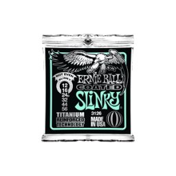 Ernie Ball 3126 Coated Titanium RPS Not Even Slinky 012-056