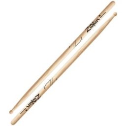 Zildjian 7AWN 7A Hickory Drumsticks Wood Tip