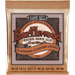 Ernie Ball 2152 Earthwood Phosphor Bronze 12-string 010-056